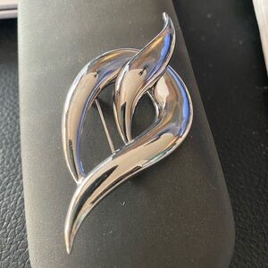 Vintage MJENT Signed Brooch